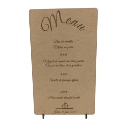 Le menu