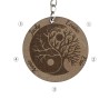 Porte clé  "Arbre de vie Yin Yang" avec prénoms