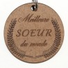 Porte clé  "meilleure sœur"