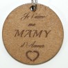 Porte clé  "je t'aime mamy"