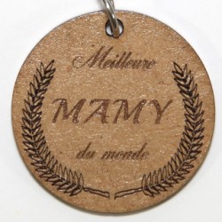 Porte clé  "meilleure mamy"