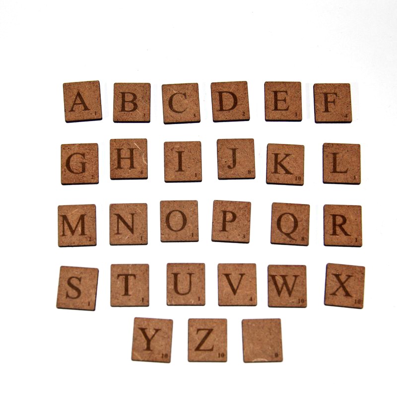 Pièces de scrabble