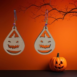 Boucle d'oreille Citrouille Halloween