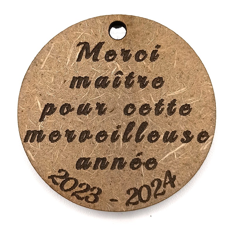 Porte clé "Merci maître"