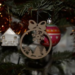 Boule de Noël sapin